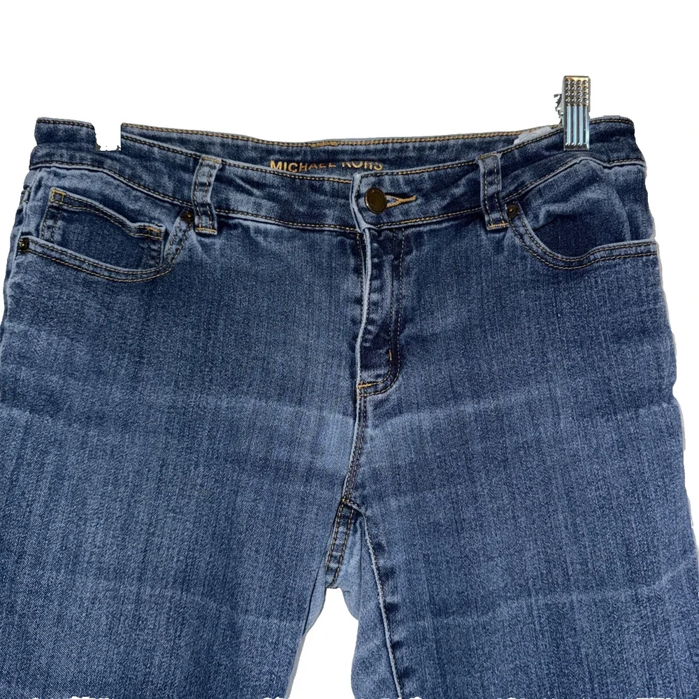 Michael Kors Women's Skinny Jeans Size 6 Medium Wash‎ Blue Denim 28x27 Designer